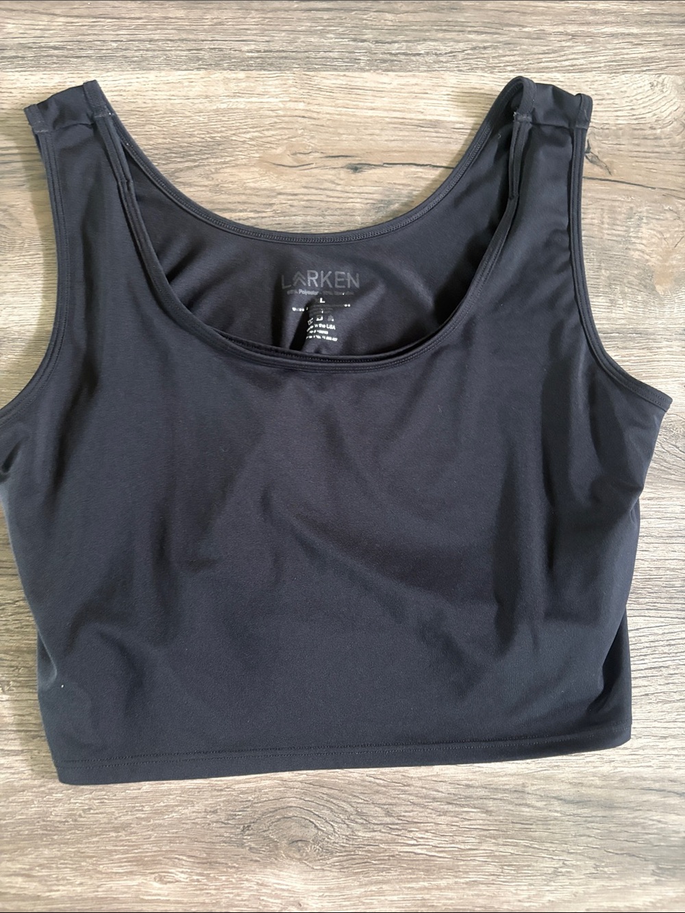 LARKEN Black breastfeeding bra xl